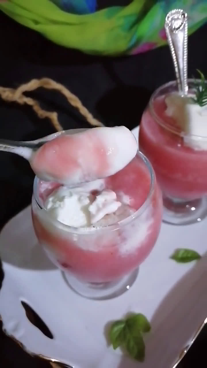عکس مرحله 3 از دستور اسموتی هندوانه 🍉🍉🍧
