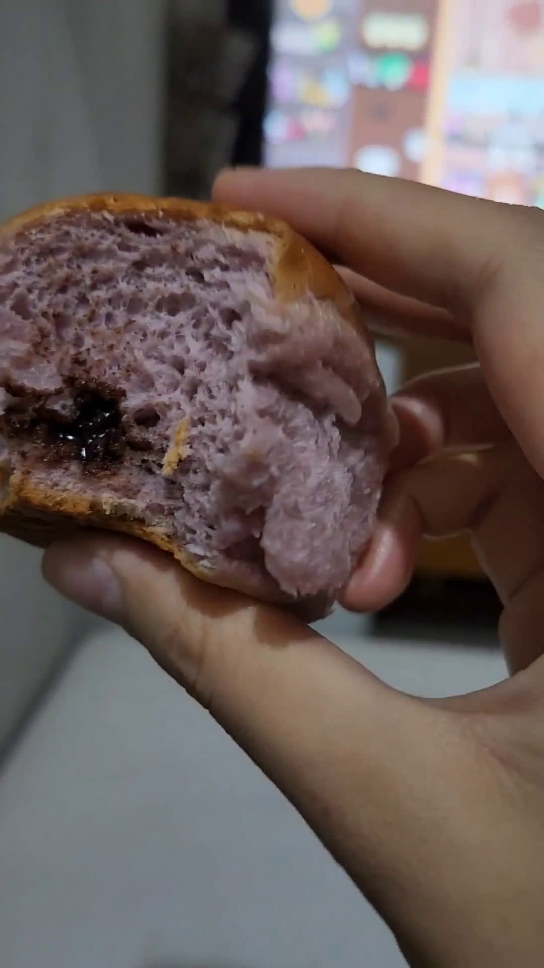 Foto langkah ke 6 dari resep Roti Sobek Ubi Ungu.