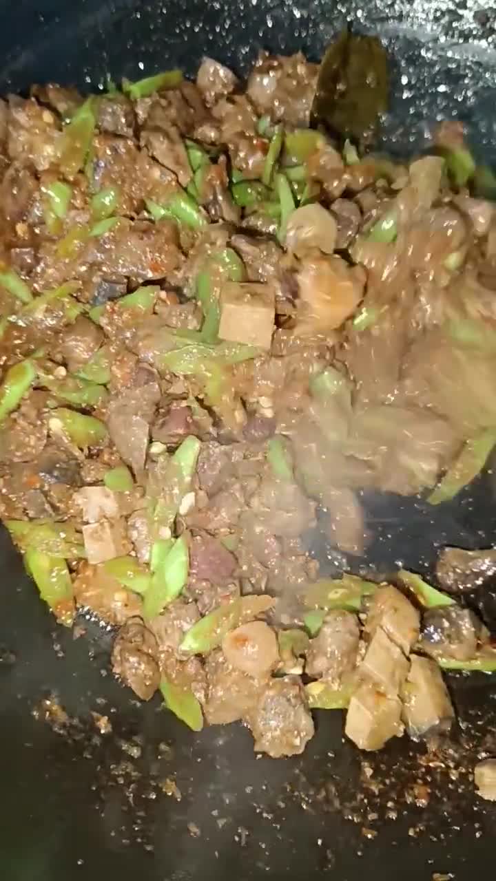 Foto langkah ke 3 dari resep Tumis buncis ati ampela ayam.