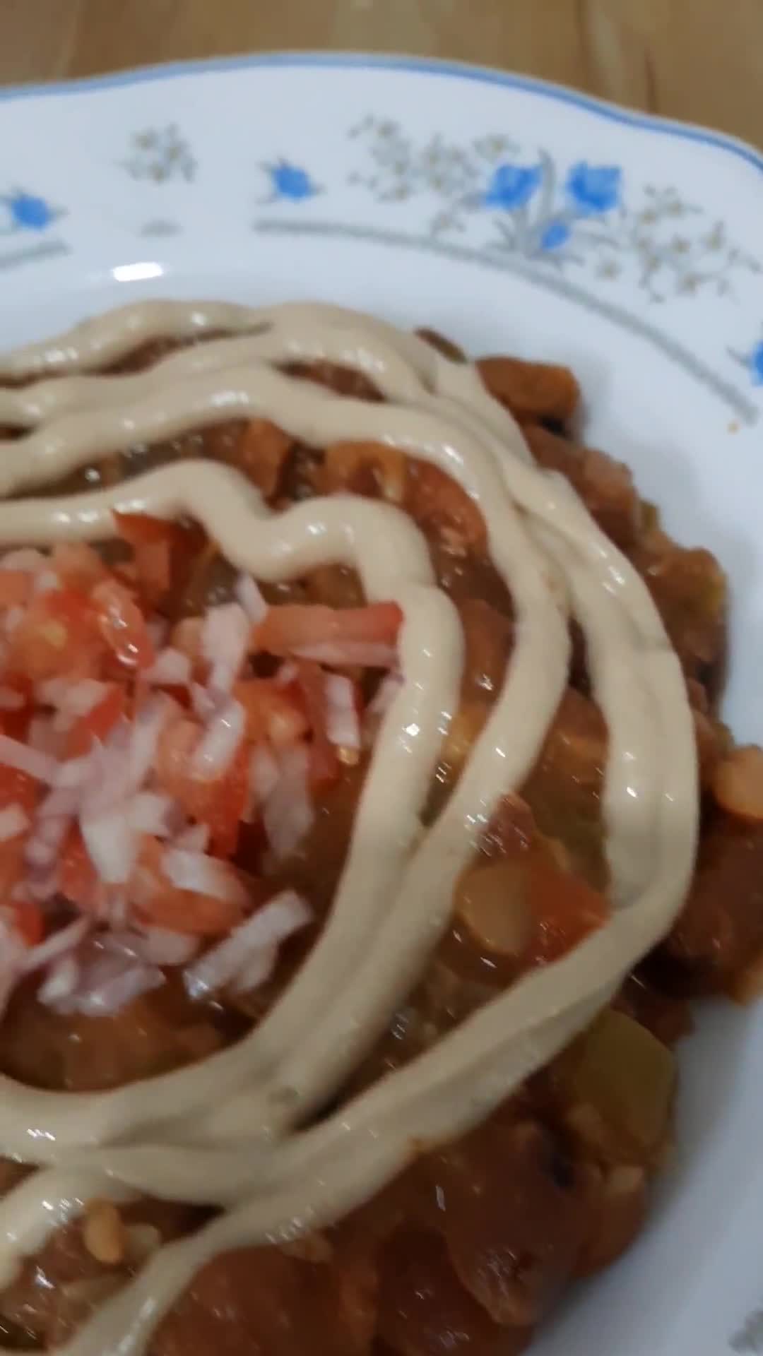 صورة لخطوة 2 من وصفة فول بالصوص الطحينية