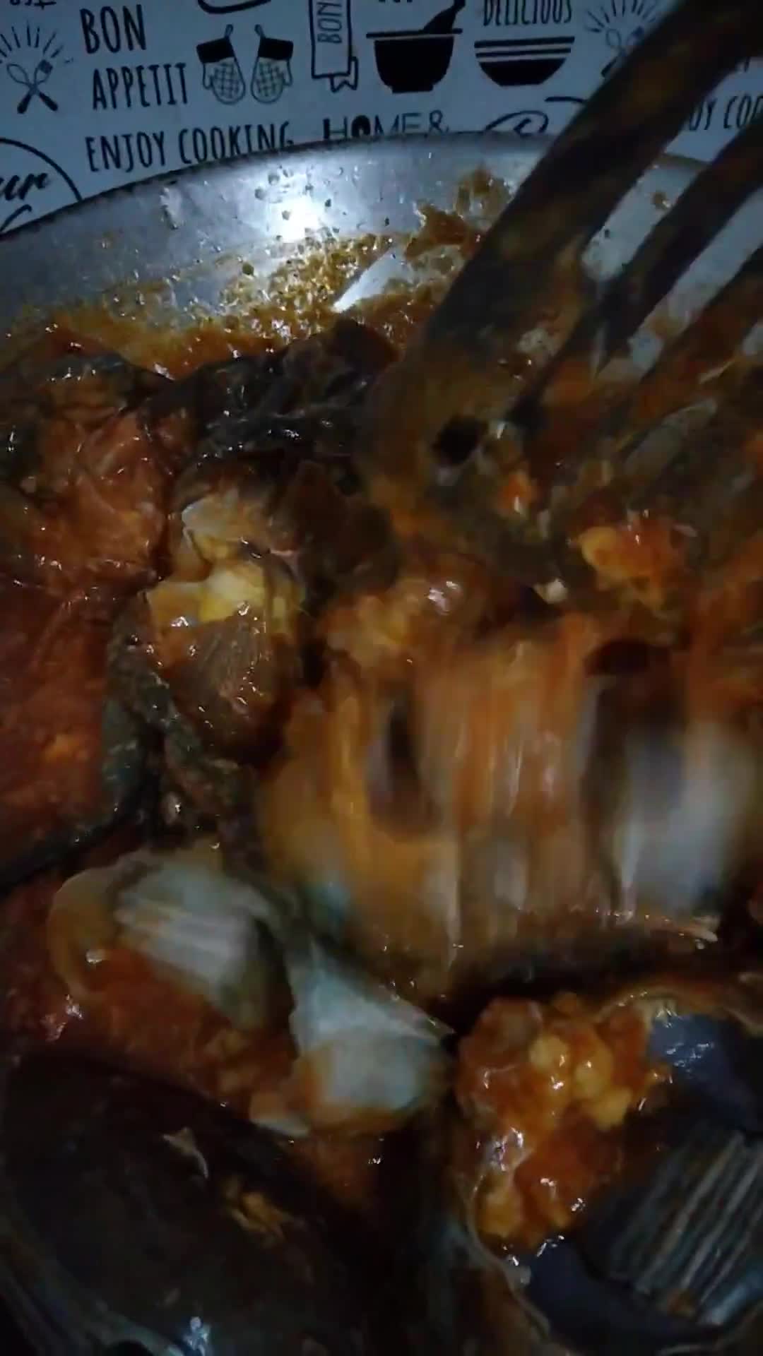Gambar langkah 2 resipi Ketam telur bercili.