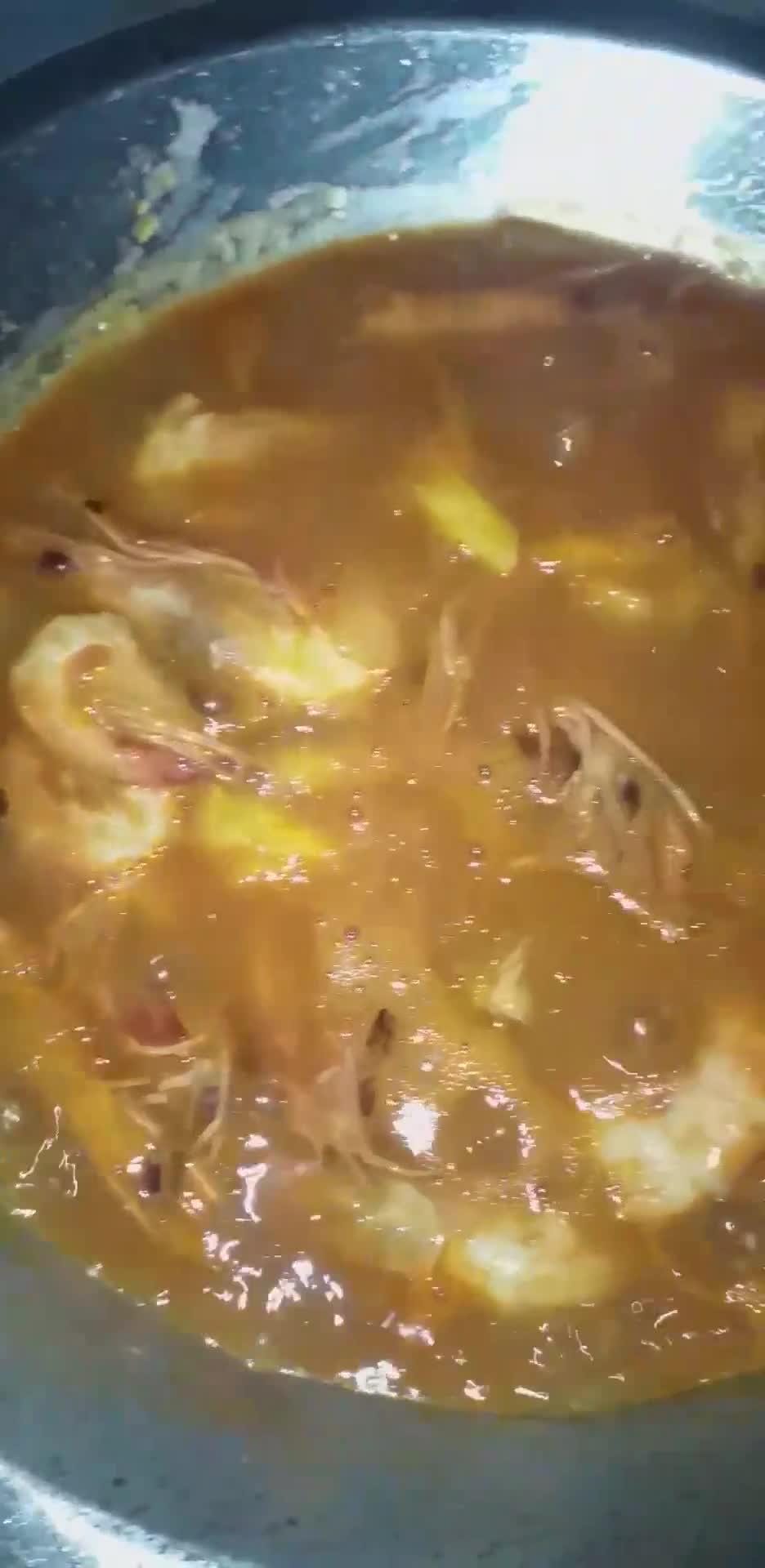 Foto langkah ke 8 dari resep Udang Saus Pedas Manis.