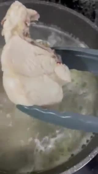 Gambar langkah 1 resipi Laksa Sarawak.