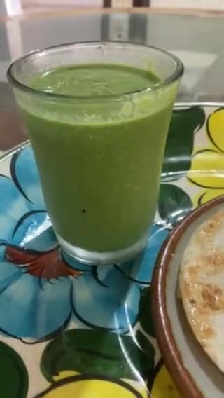 Foto del paso 7 de la receta: Jugo Verde con Espinacas y Frutas de Temporada con Avena