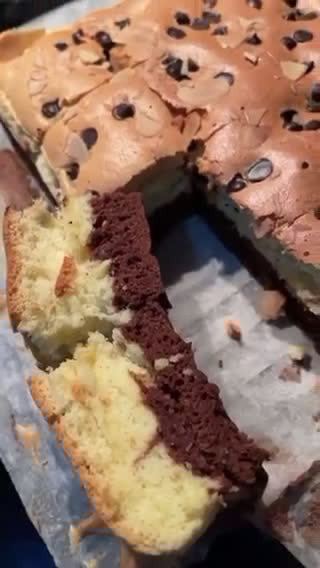 Foto langkah ke 9 dari resep Castella almond chochochip.