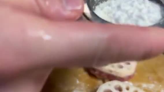 とーちゃん家のハンバーグ級蓮根はさみ揚げ作り方7写真