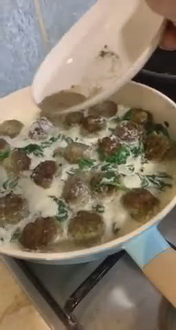 صورة لخطوة 5 من وصفة كفتة بالسبانخ والگريمه