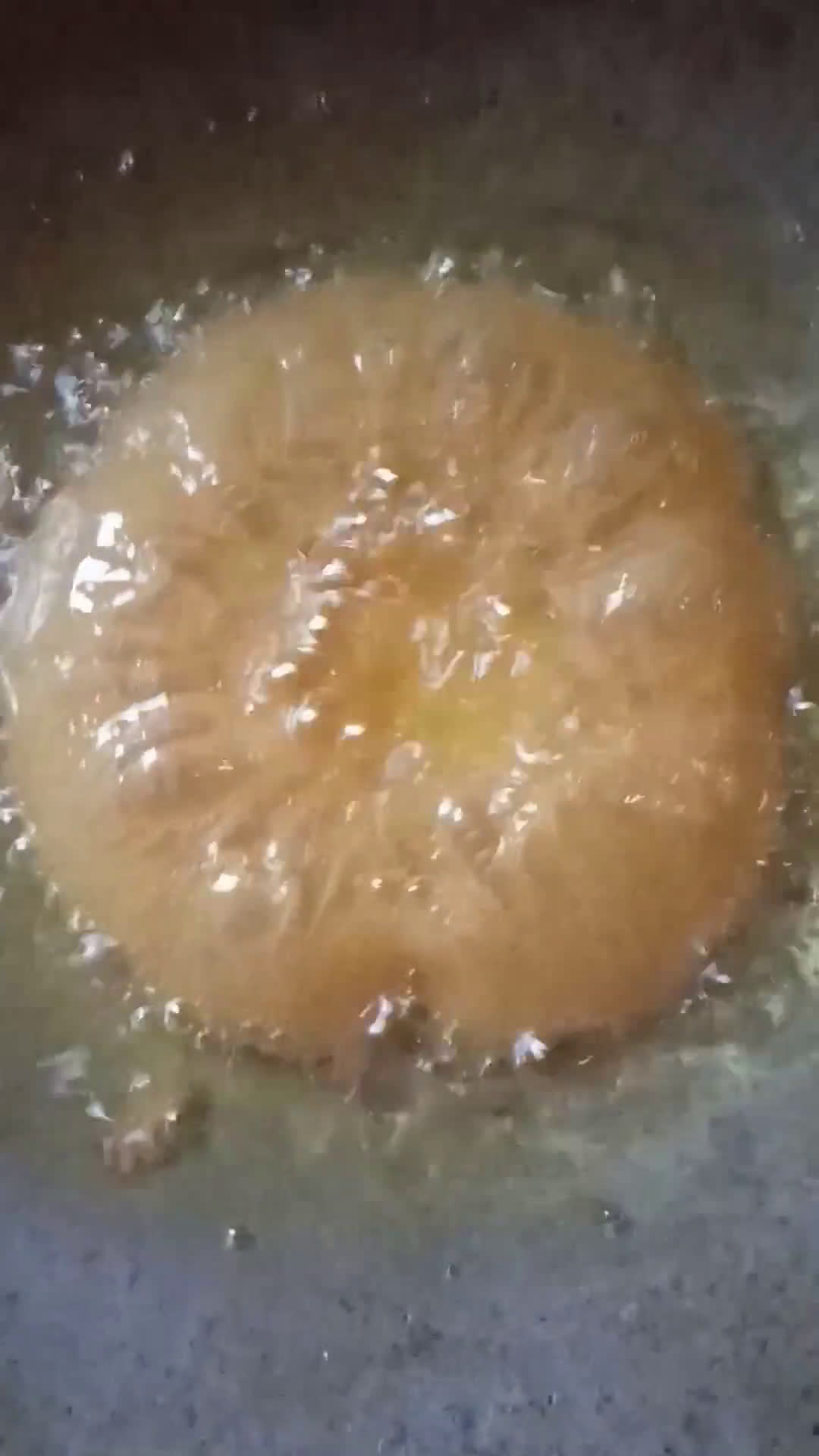 Gambar langkah 6 resipi Cucur Jawa Gula Melaka.