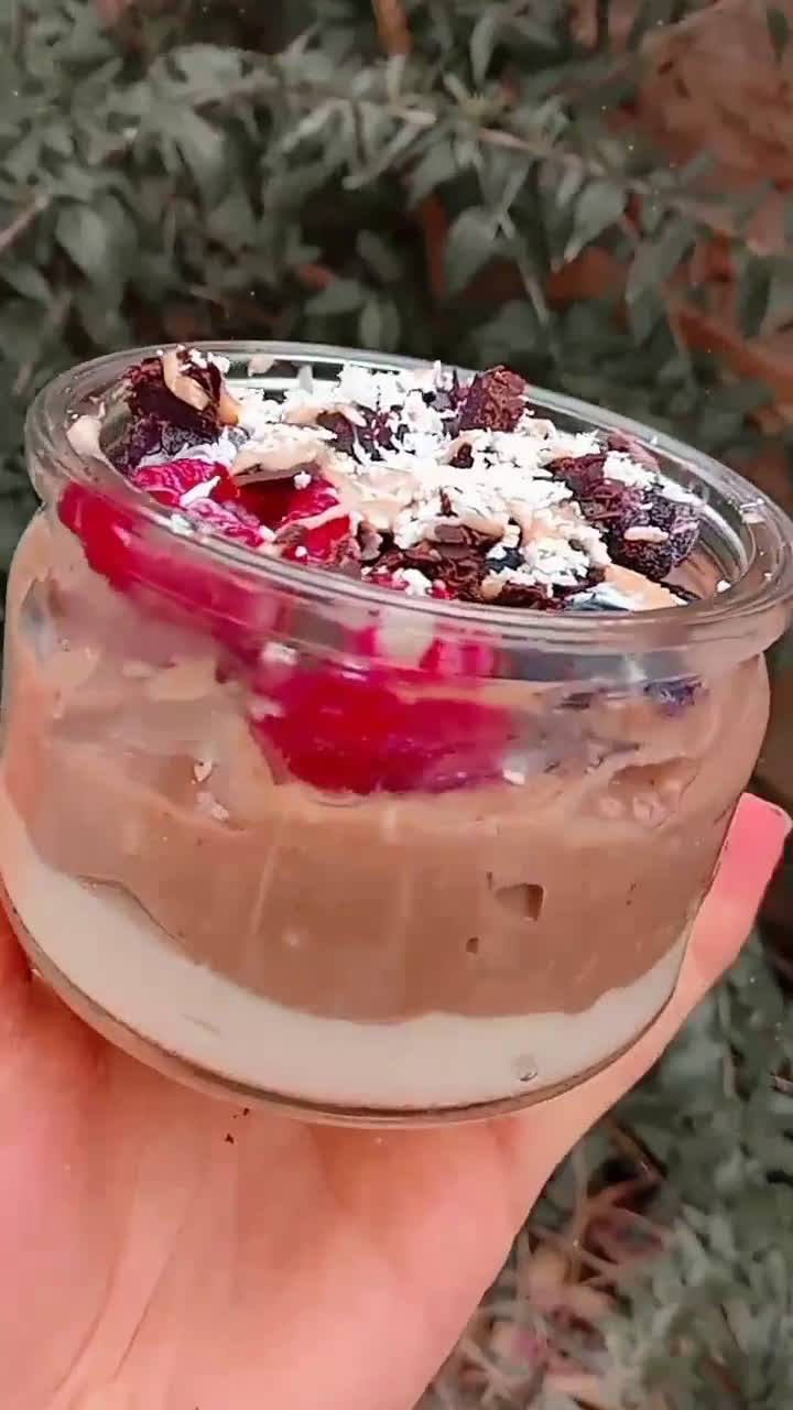 Foto del paso 1 de la receta: Postrecito saludable 🤎🍫