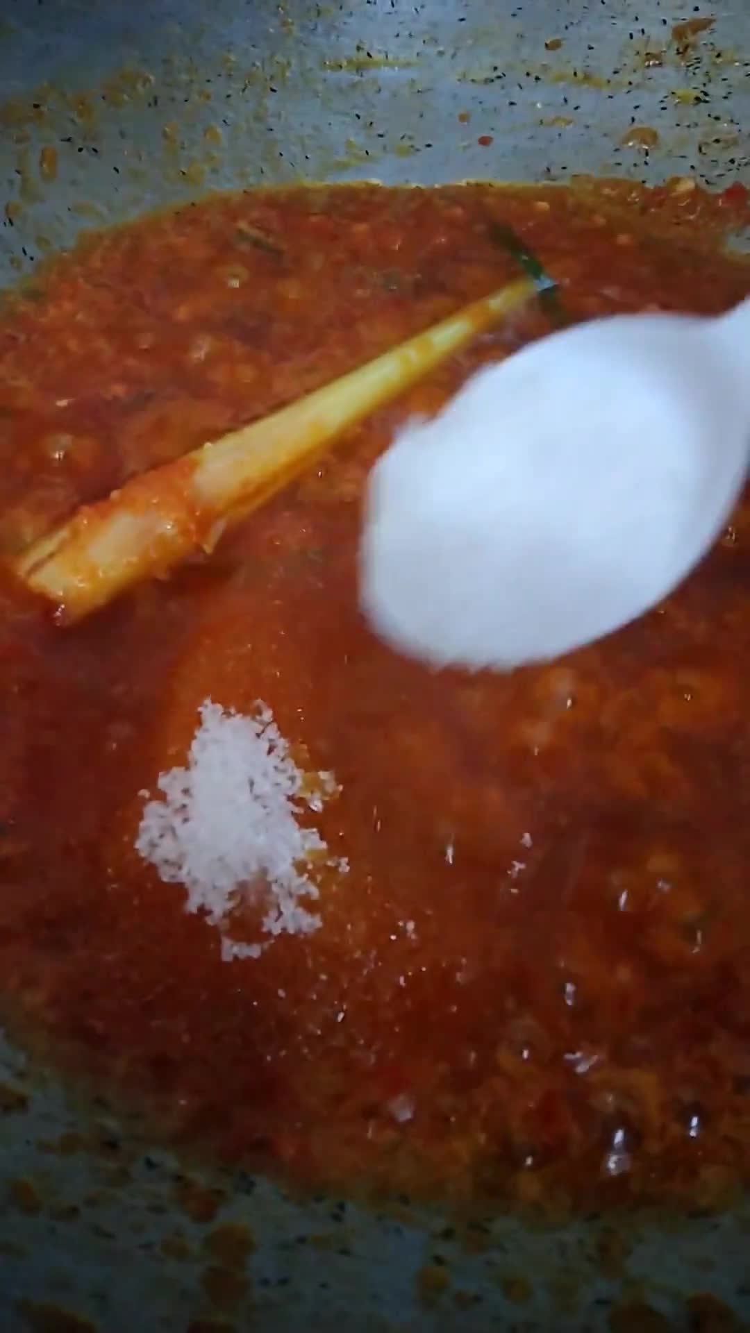 Gambar langkah 2 resipi Ayam masak ala thai.