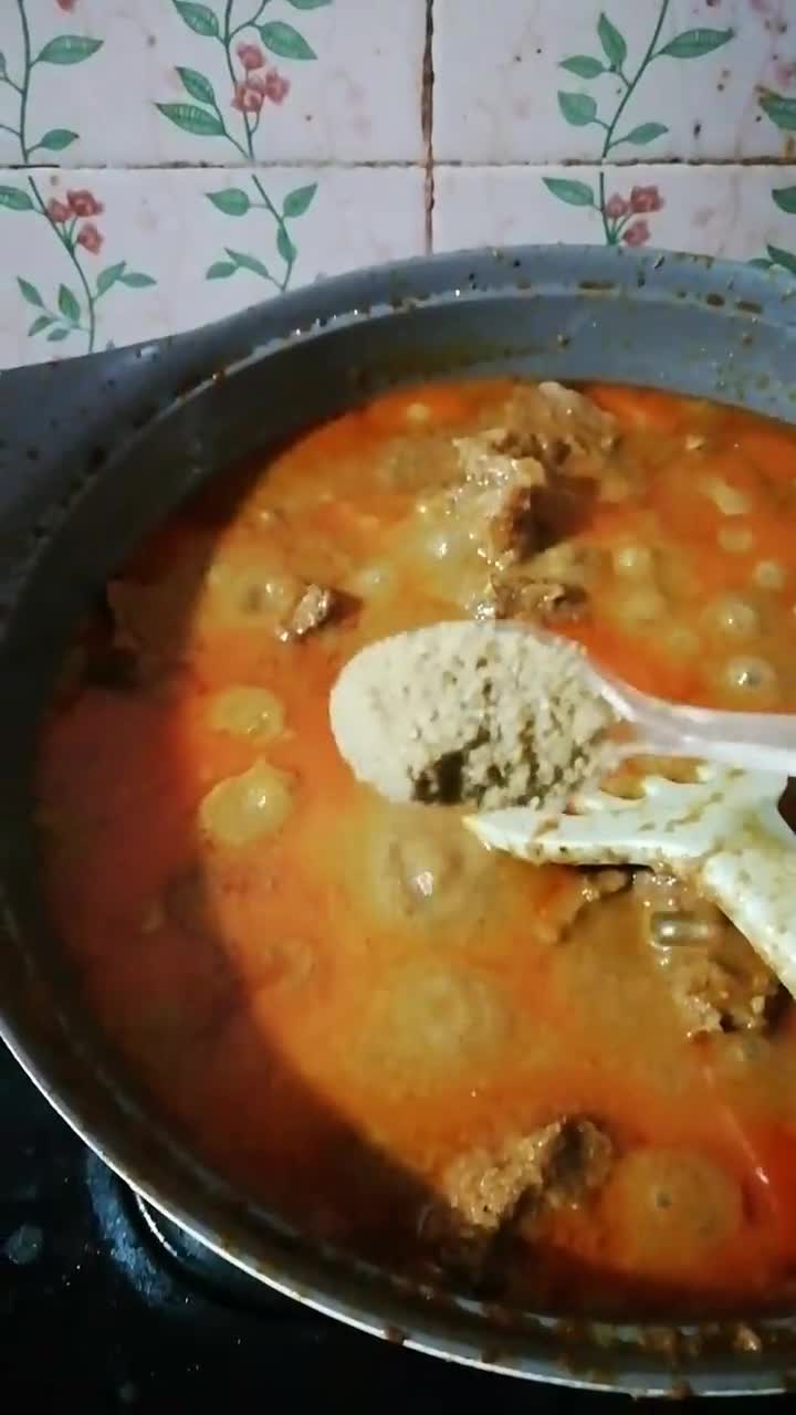 Foto langkah ke 5 dari resep 882.Rendang Cepat Saji (Sat Set).