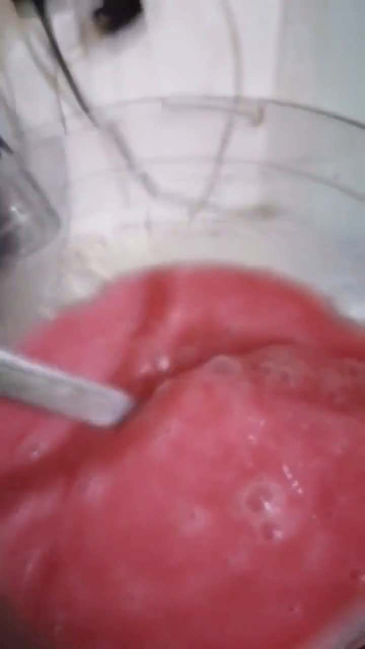 عکس مرحله 3 از دستور اسموتی هندوانه 🍉🍉🍧