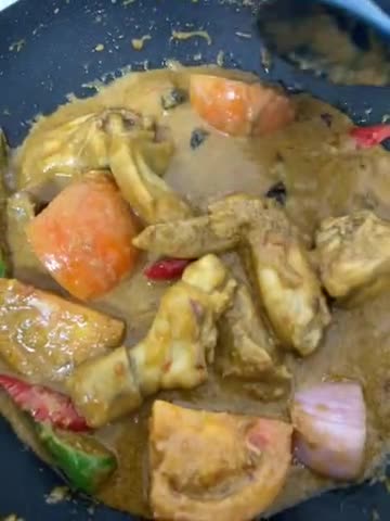 Gambar langkah 4 resipi Kuzi Ayam.