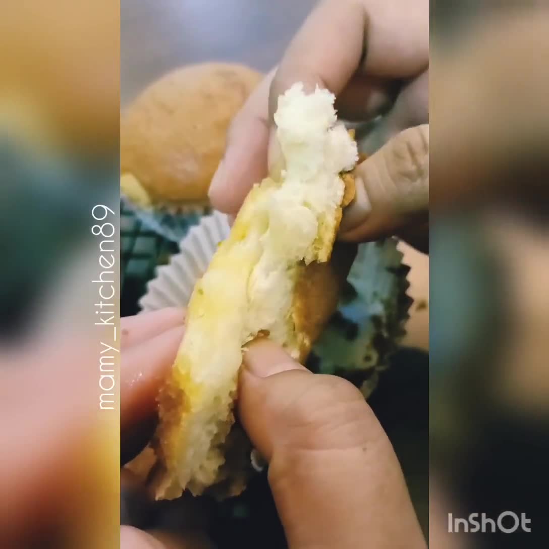 Gambar langkah 14 resipi RotiBoy / Coffee Bun / Mexican Coffee Bun.