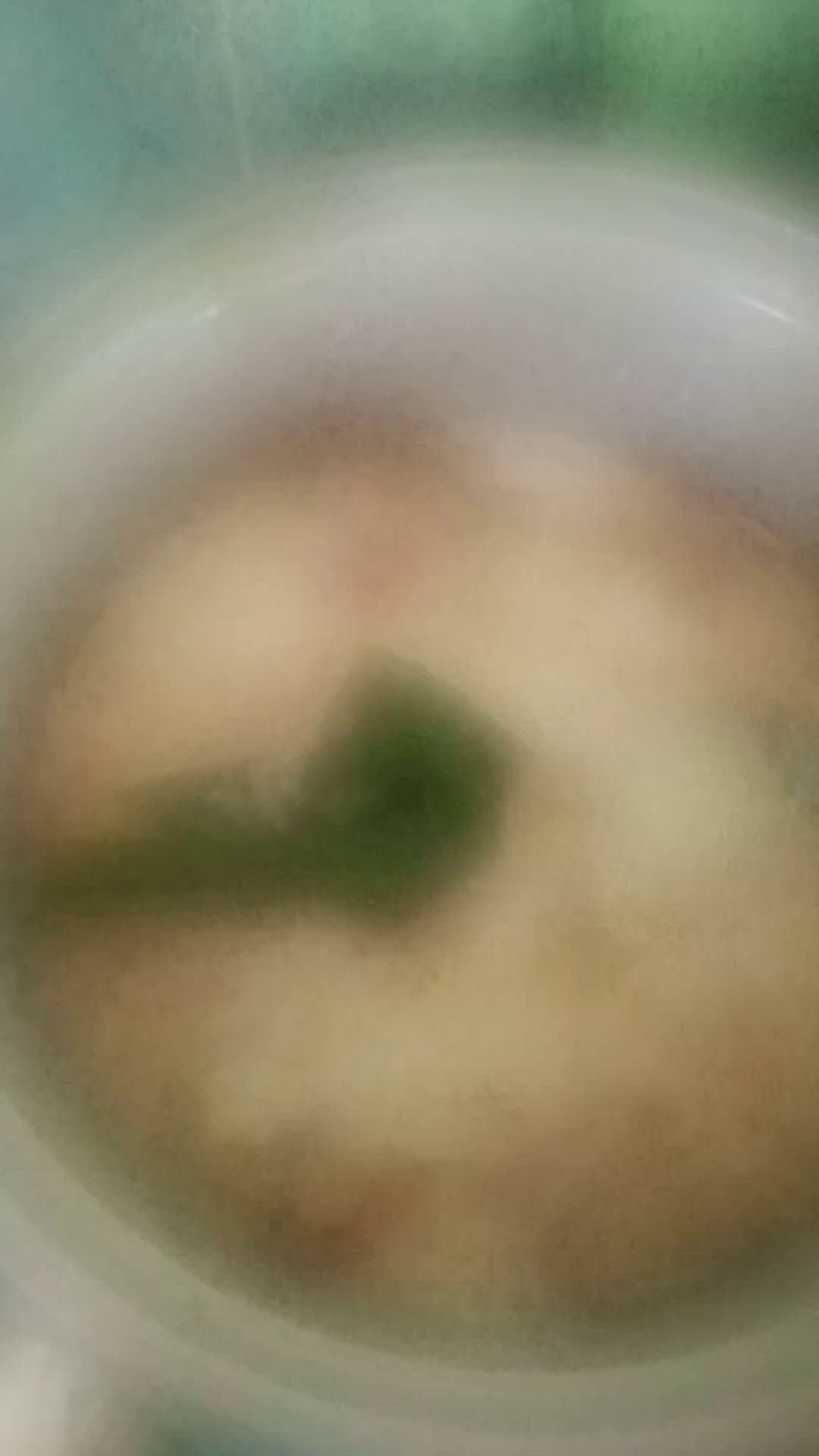 Gambar langkah 3 resipi Nasi lemak sambal sotong.