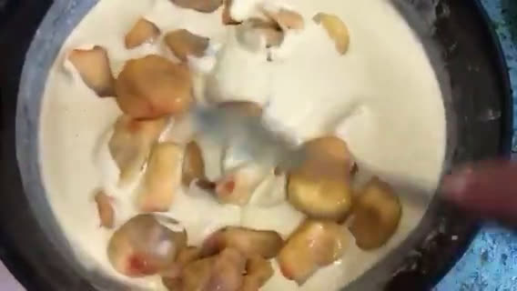 Gambar langkah 3 resipi Cempedak Goreng.