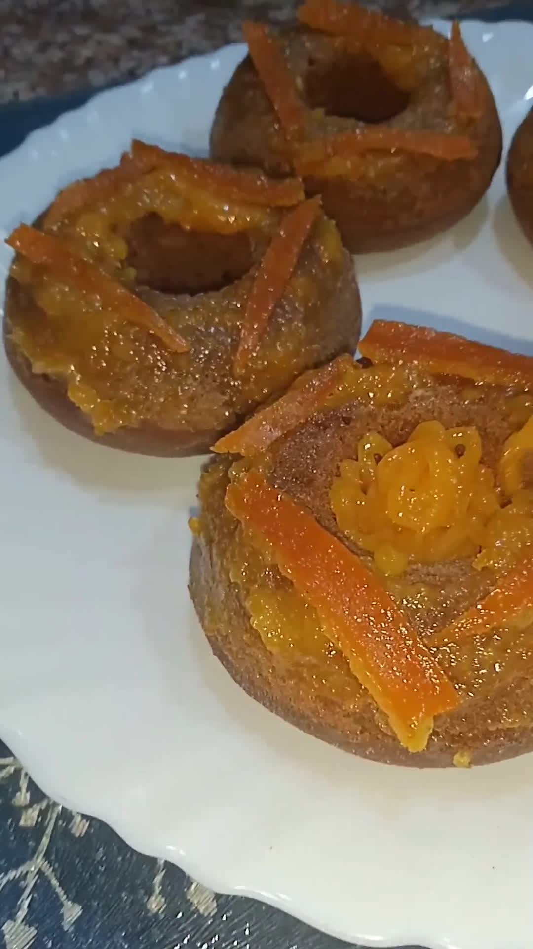 Une image de l'étape 6 de Mini moscotchou à la confiture et zeste d'orange confite 🍊🍊.