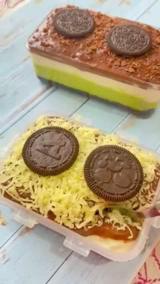 Foto langkah ke 7 dari resep Dessert box Oreo Avocado yummy.