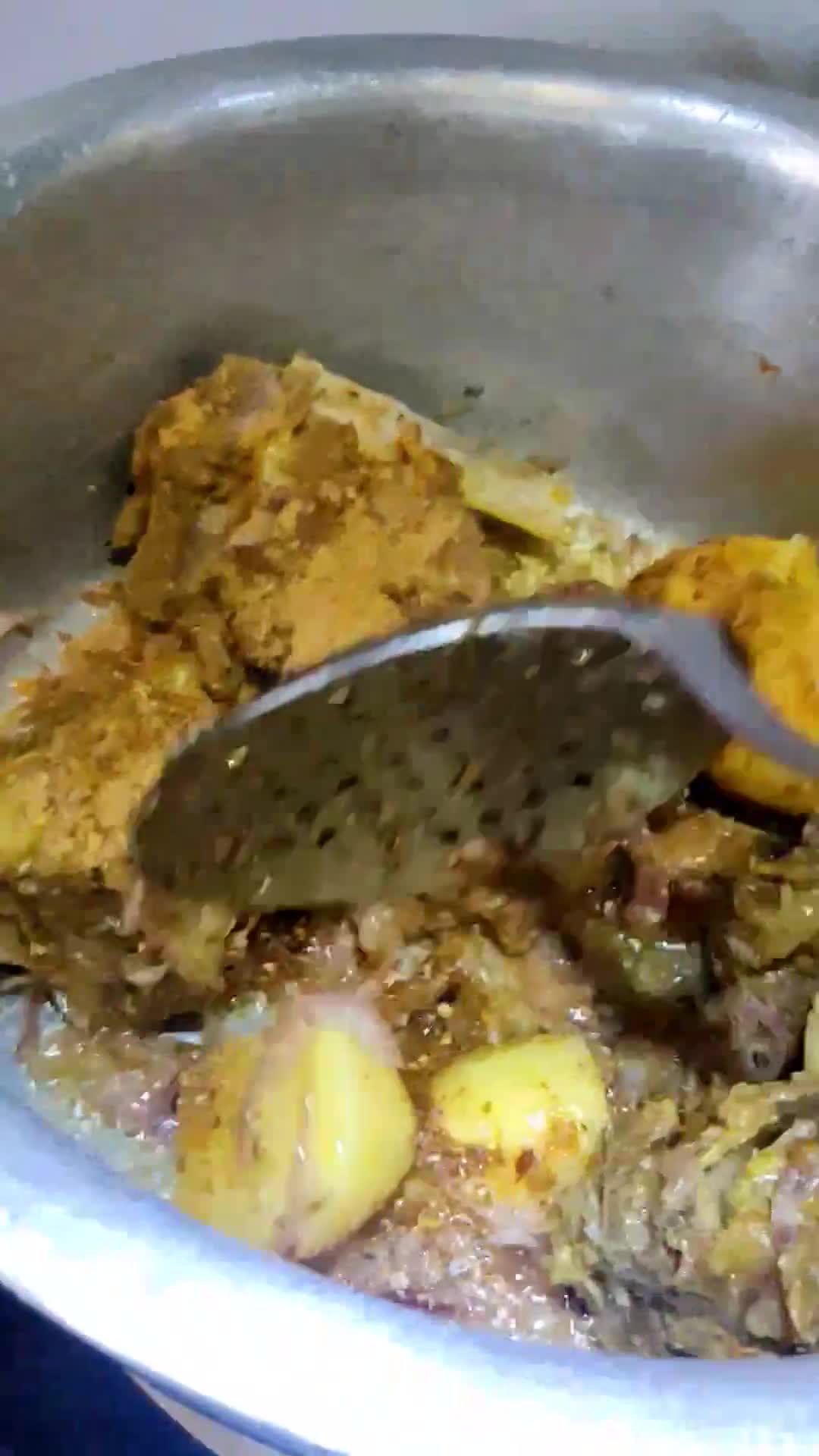 A picture of step 7 of Mutton Yakhni Pulao.