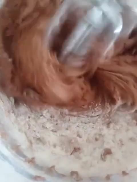 Gambar langkah 2 resipi Biskut Nutella 3 Bahan.