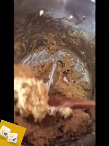 A picture of step 4 of Colorado cowboy cookies.
