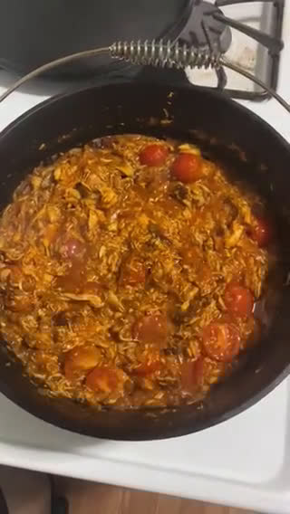 A picture of step 7 of Spicy Shredded Chicken Dip.