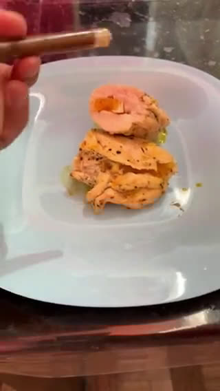 Foto del paso 8 de la receta: Pechuga rellena de mandarina, bañada en una reducción de naranja
