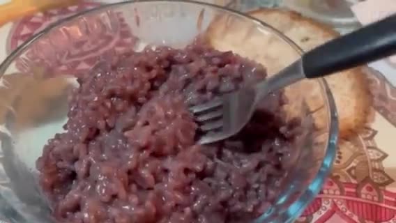 Foto del paso 7 de la receta: Risotto al vino tinto