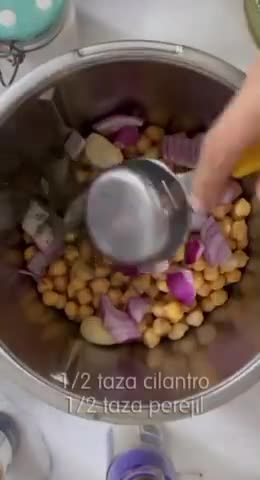 Foto del paso 1 de la receta: Falafel bowl en freidora de aire