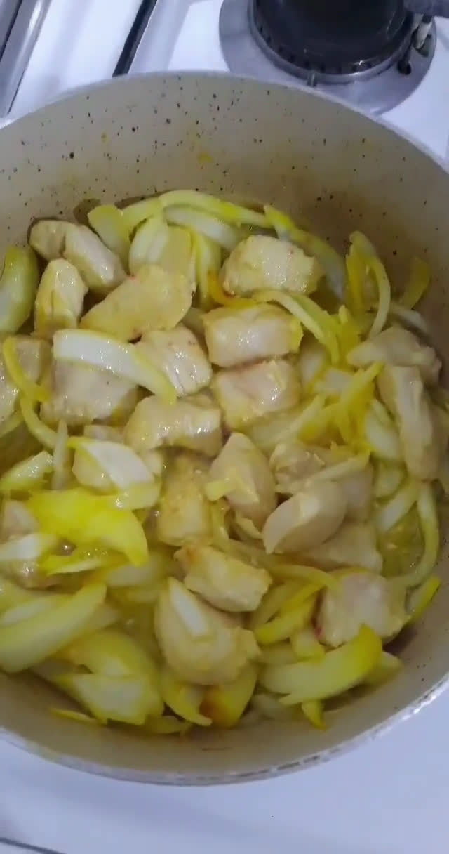 عکس مرحله 1 از دستور مرغ ترش