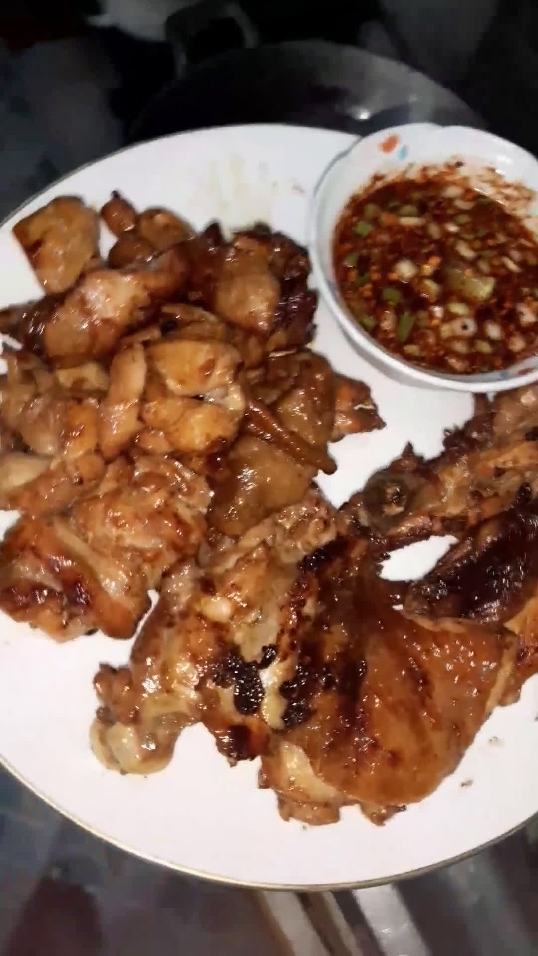 รูปขั้นตอนการทำที่ 3 ของ ไก่ย่างน้ำจิ้มแจ่ว