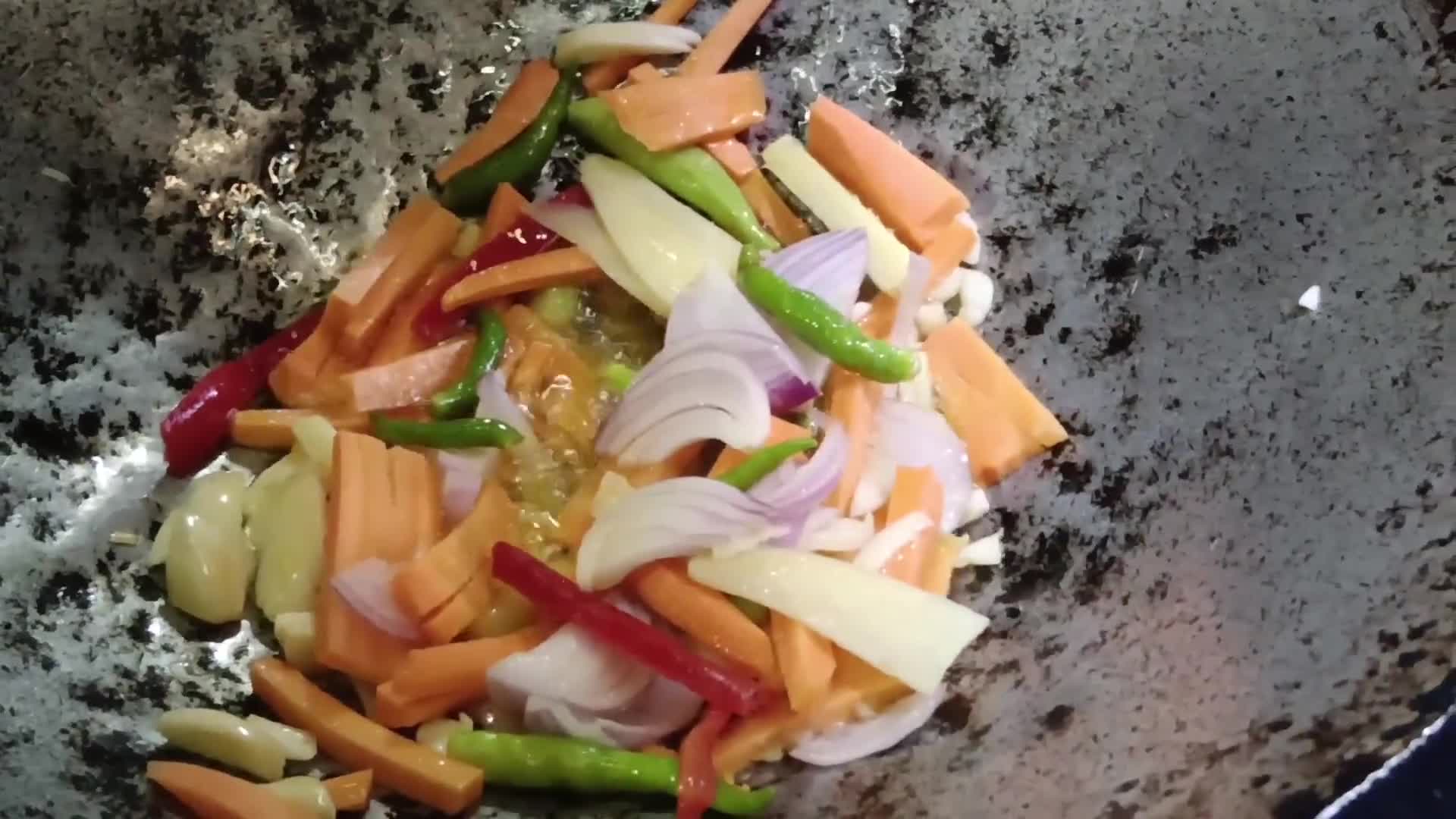 Gambar langkah 1 resipi 16:12:23 - Sotong masak hitam.