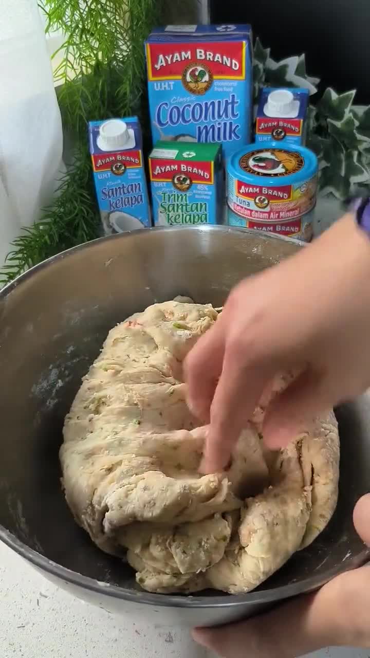 Gambar langkah 1 resipi Kuih gunting.