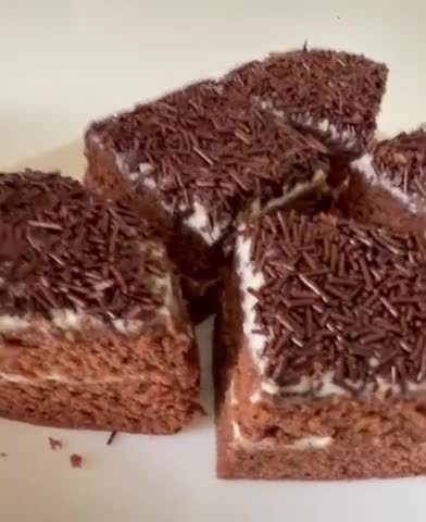 Foto langkah ke 4 dari resep Brownies coklat kukus lembut.