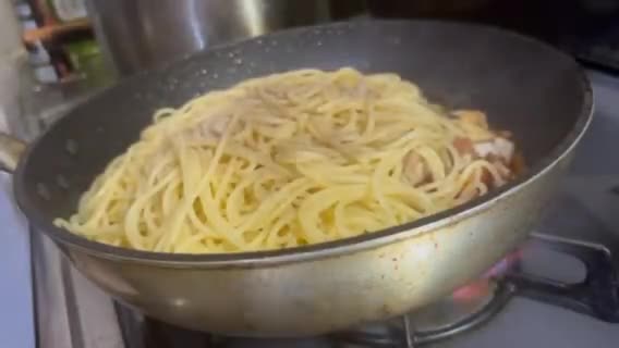 とーちゃんのローストチキンのパスタ作り方6写真