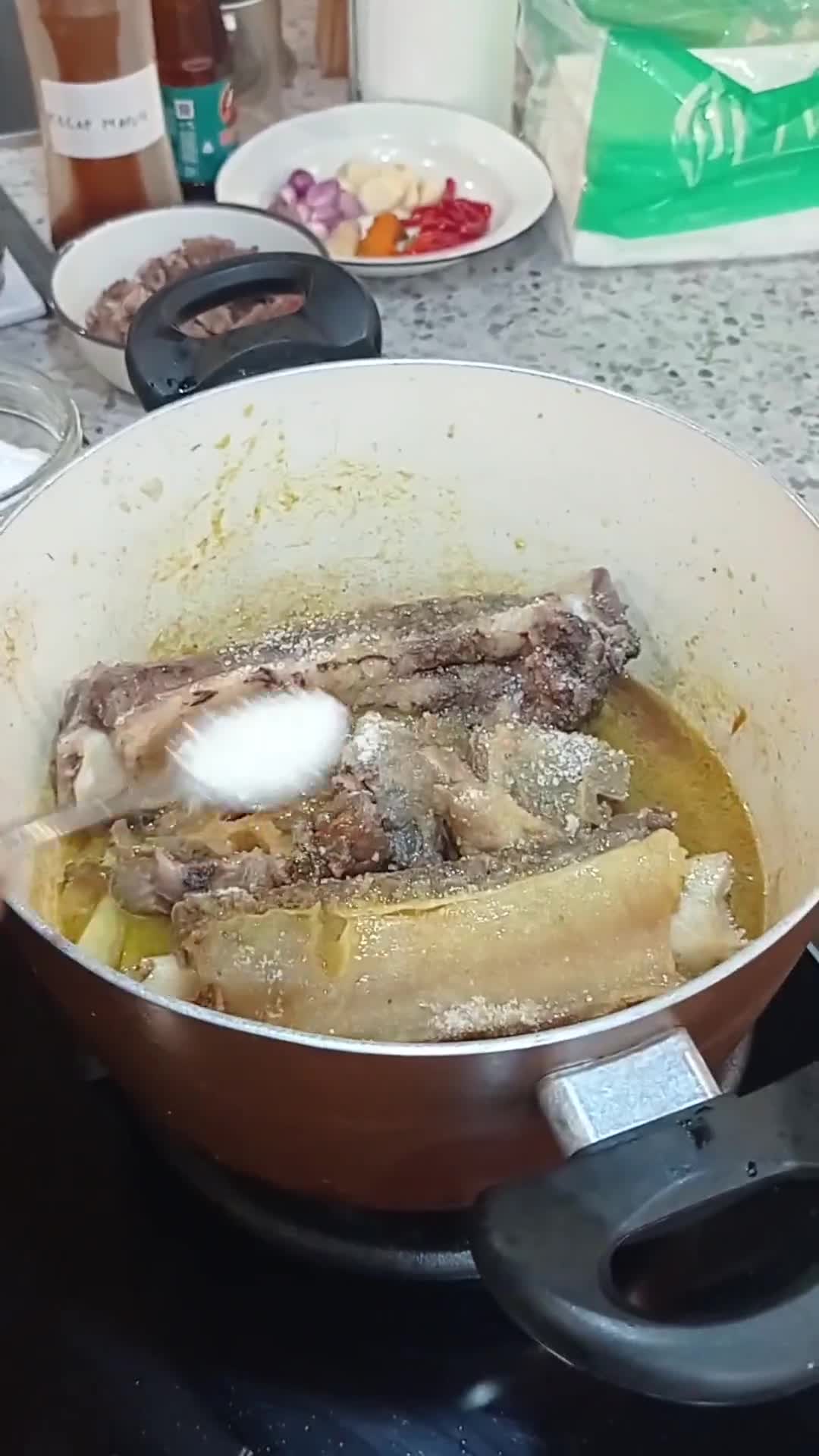 Foto langkah ke 7 dari resep Iga sapi bakar / Konro Bakar.