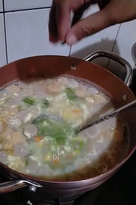 Foto langkah ke 7 dari resep Sup Jagung.
