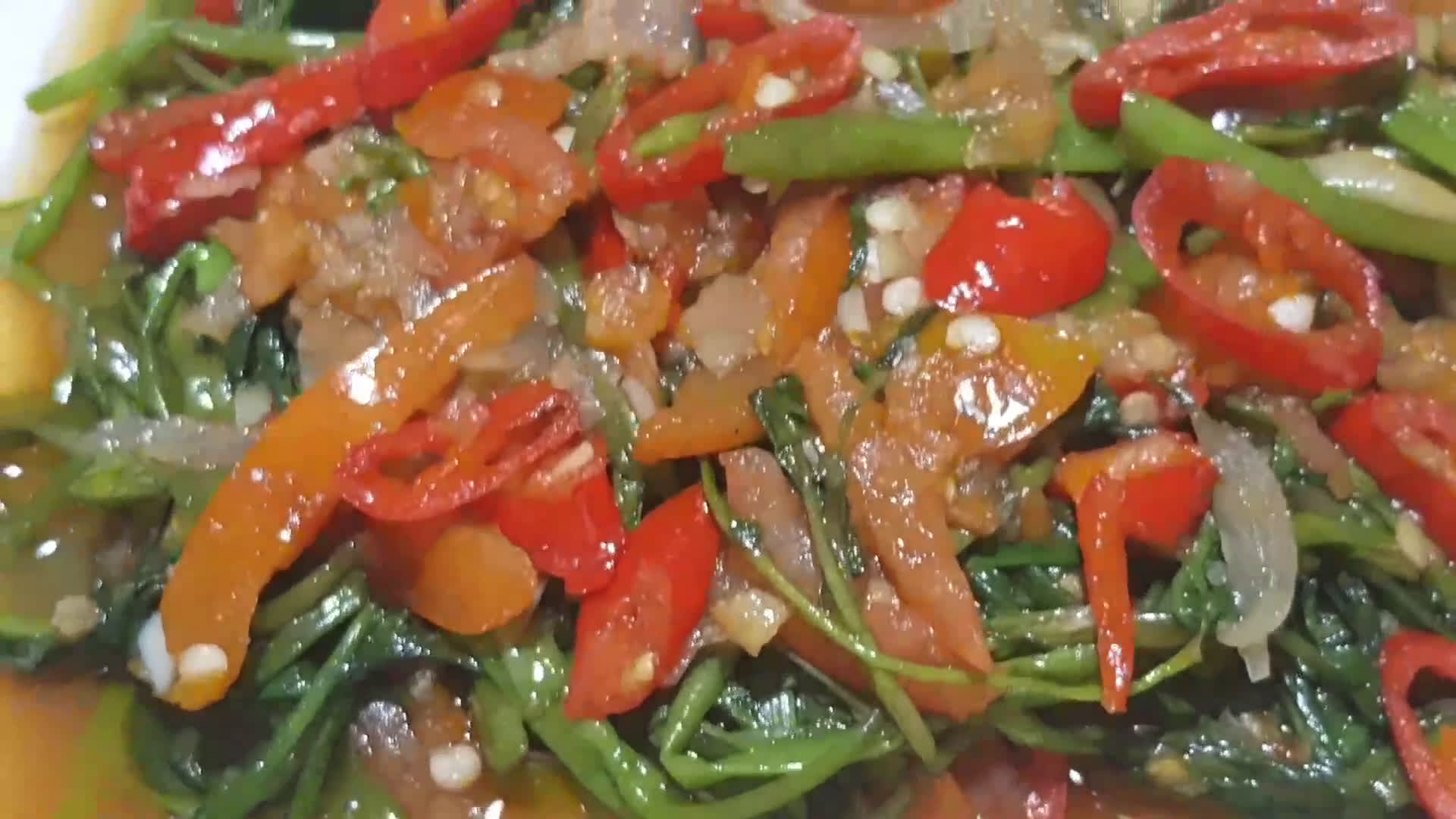 Foto langkah ke 5 dari resep Kangkung Balacan.