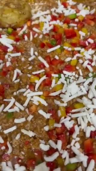 صورة لخطوة 2 من وصفة مسقعة باللحمة المفرومة والبشاميل 👌👌😋😋