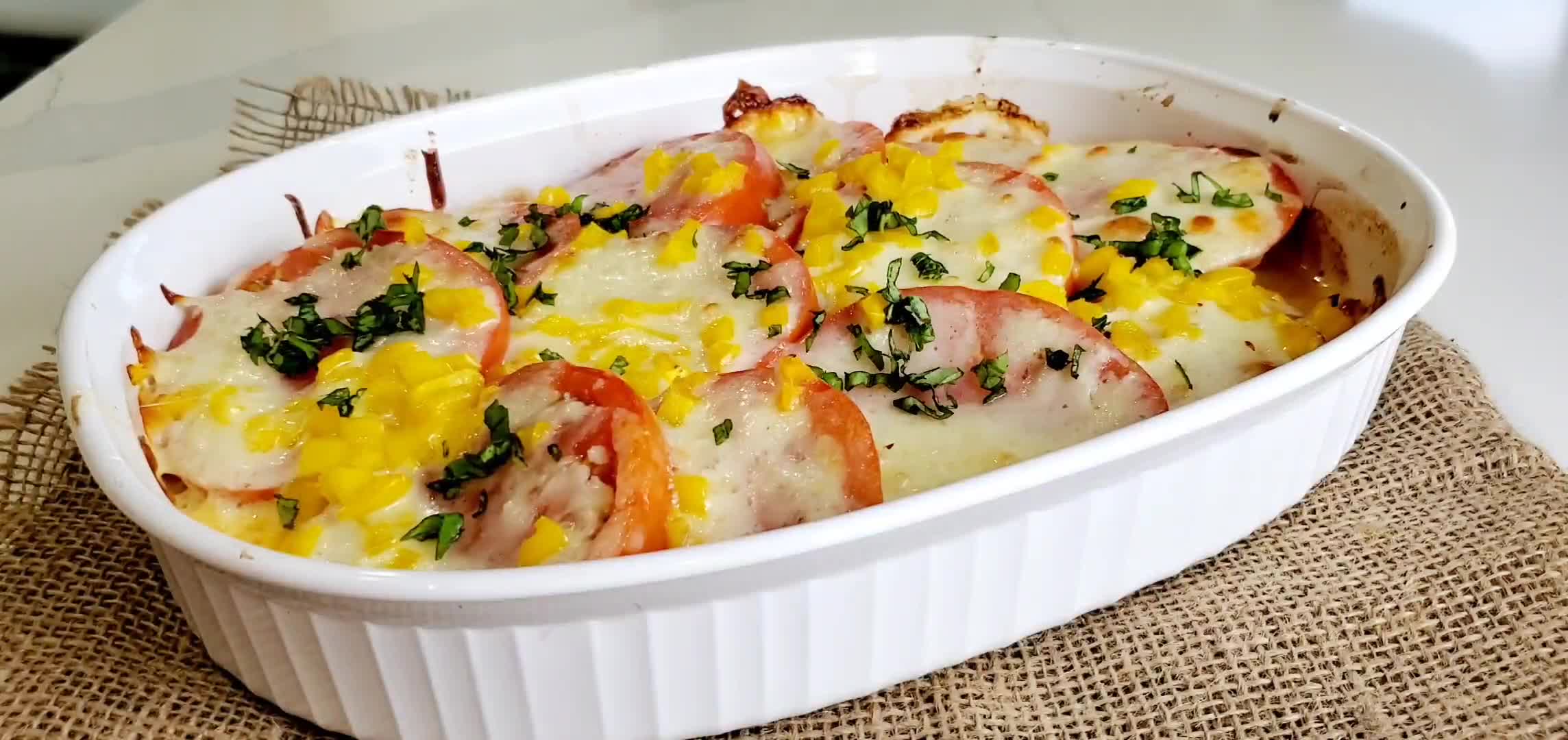 A picture of step 3 of Grilled Tomatoes with cheese.