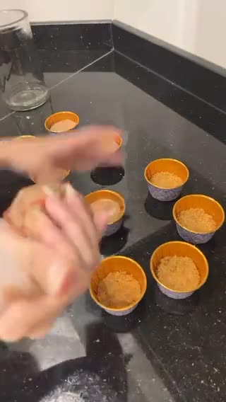 صورة لخطوة 4 من وصفة ميني تشيز كيك بالنوتيلا 🌰🍫