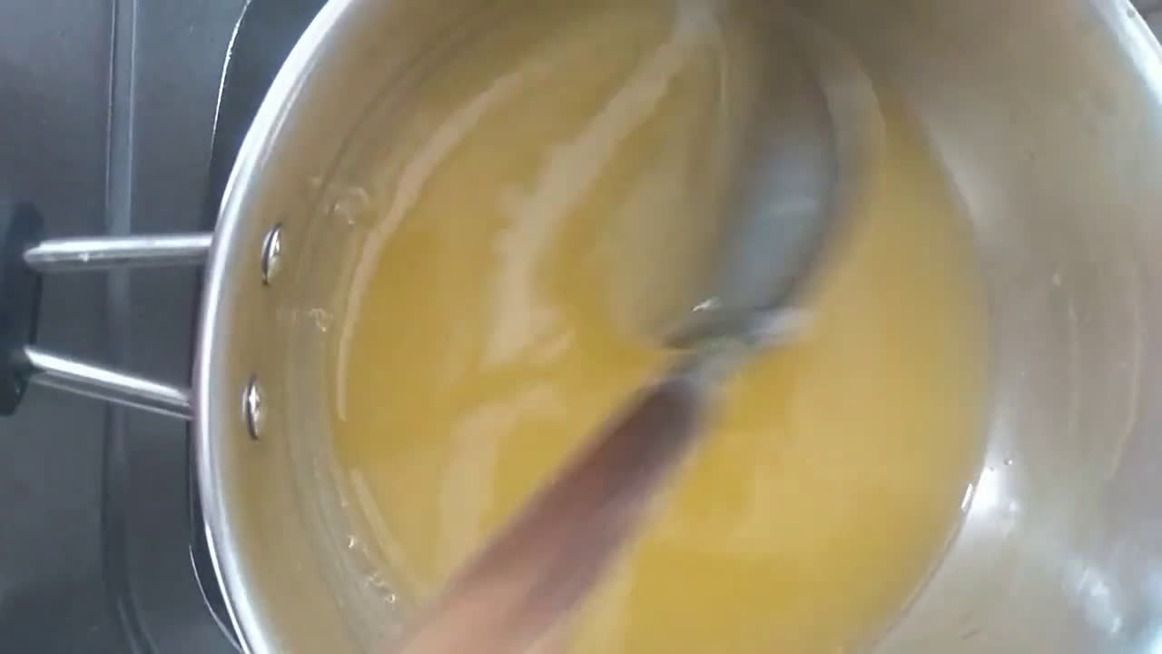 Foto langkah ke 4 dari resep Puding Jagung Saus Jeruk.