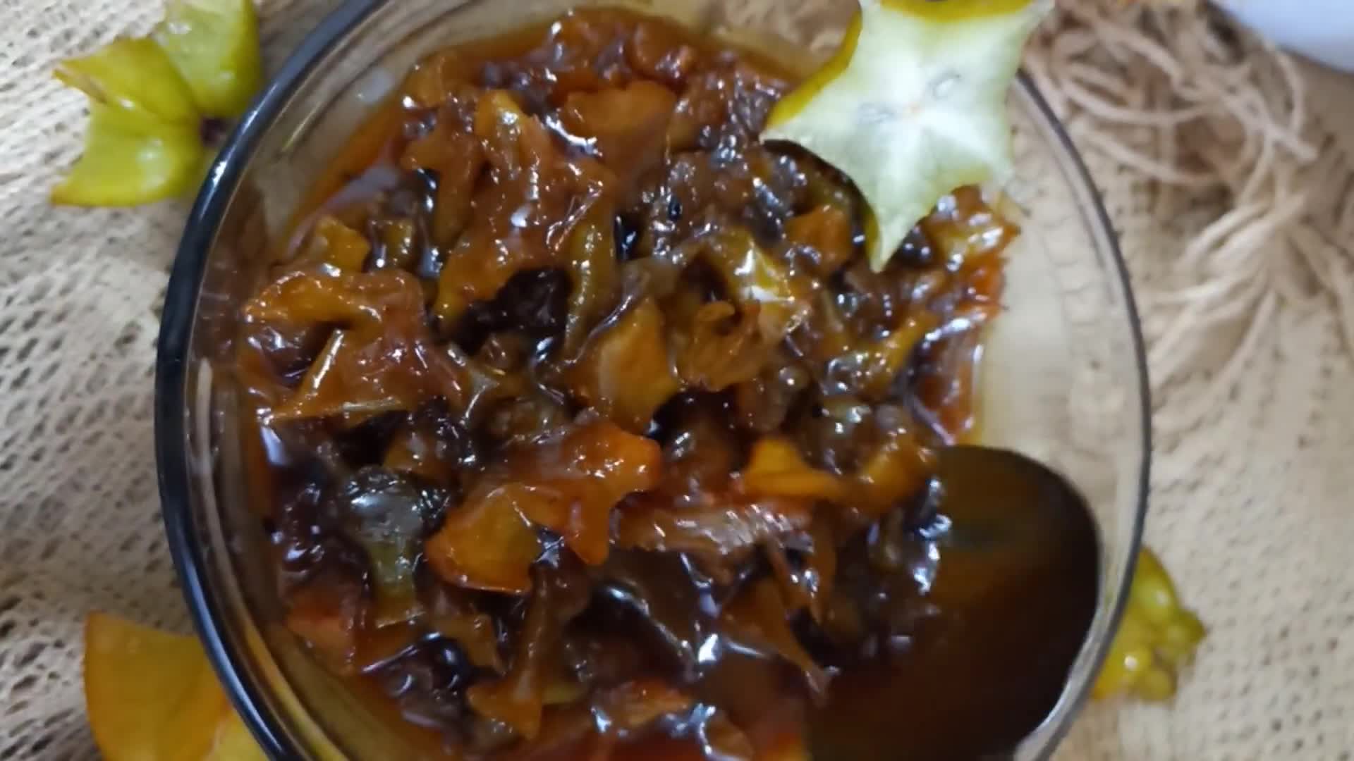 कमरख {स्टारफ्रूट}की लौंजी (Kamrakh {Starfruit} ki Launji recipe in hindi) रेसिपी चरण 7 फोटो