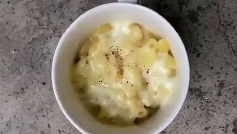 รูปขั้นตอนการทำที่ 3 ของ มักกะโรนีอบชีส (สูตร Microwave)