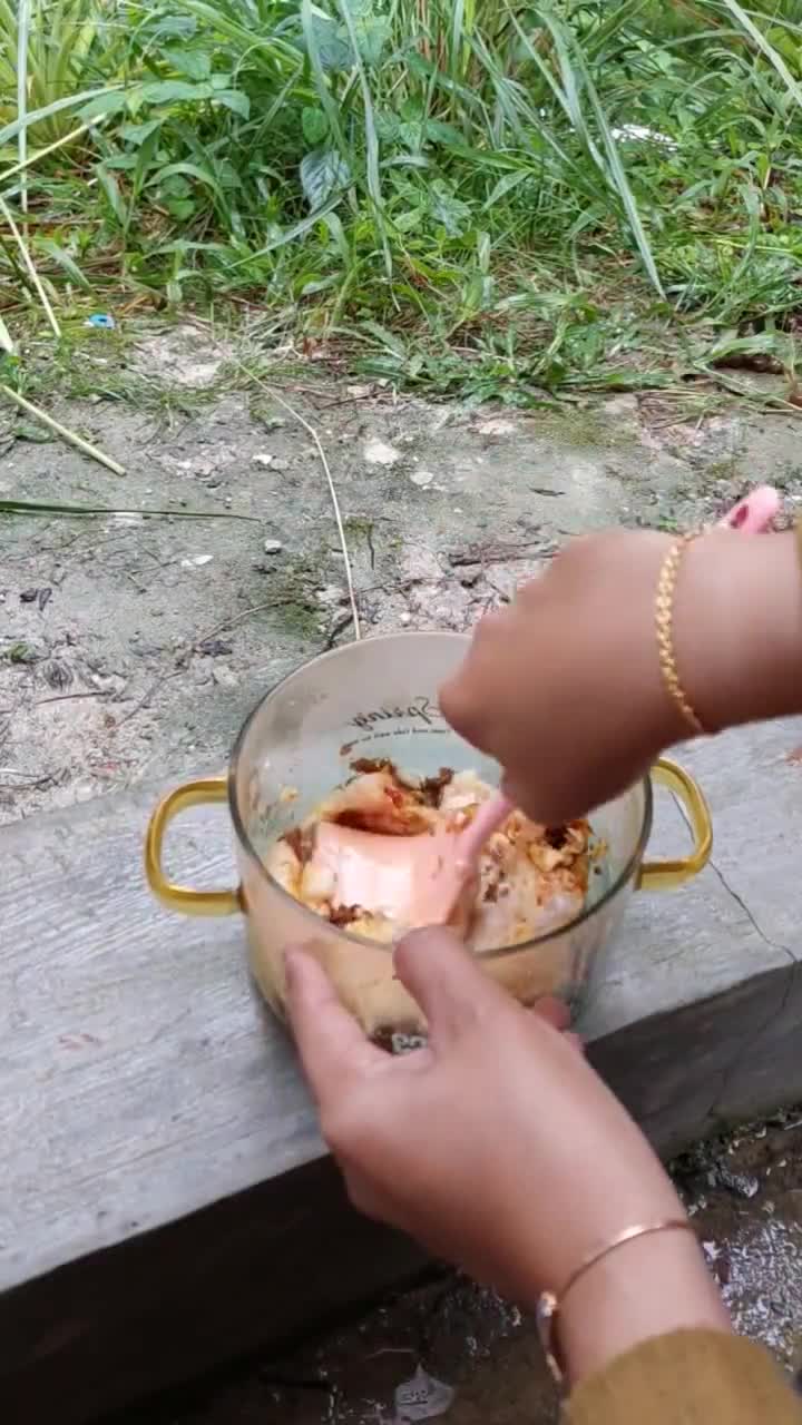 Foto langkah ke 3 dari resep Sate Lilit Ayam Khas Bali Sambal Matah.