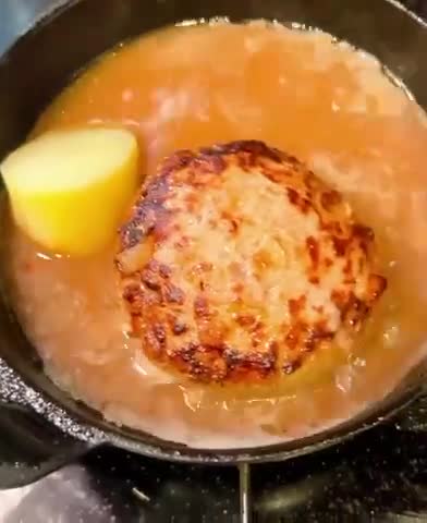 味噌煮込みハンバーグ作り方8写真