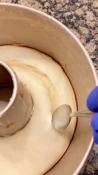 Foto del paso 6 de la receta: Pastel de yogur relleno con Nutella “sin huevos”