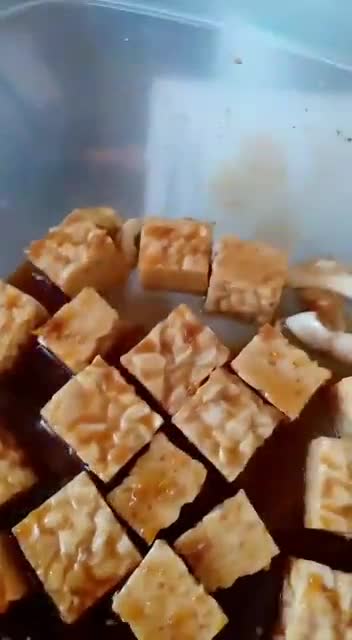 Foto del paso 1 de la receta: Tempeh vegano a la naranja #333!!!!) 🌱