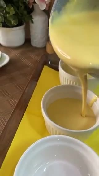 صورة لخطوة 5 من وصفة كريم بروليه بدون بيض