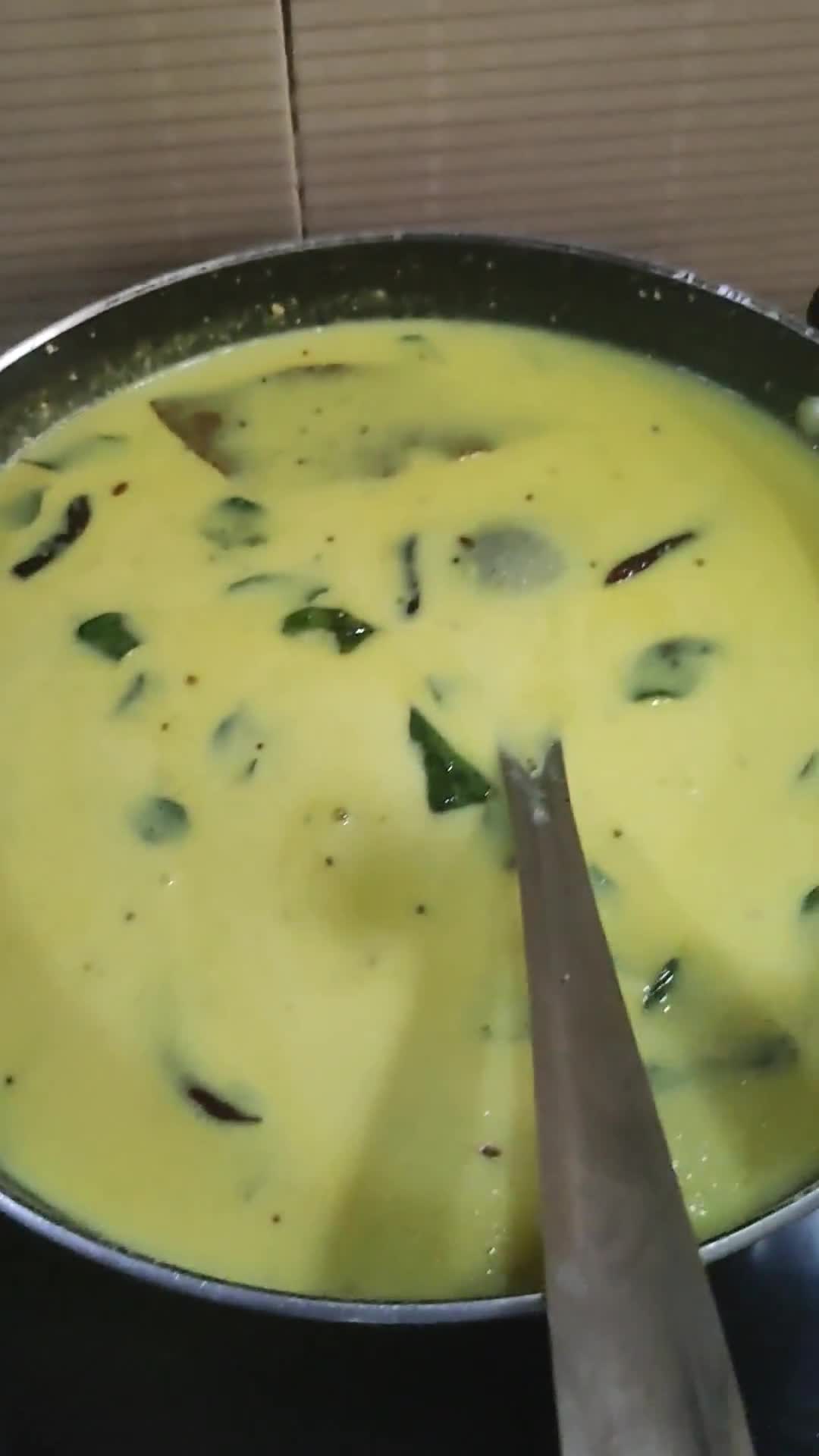 नारियल कढ़ी रेसिपी चरण 8 फोटो